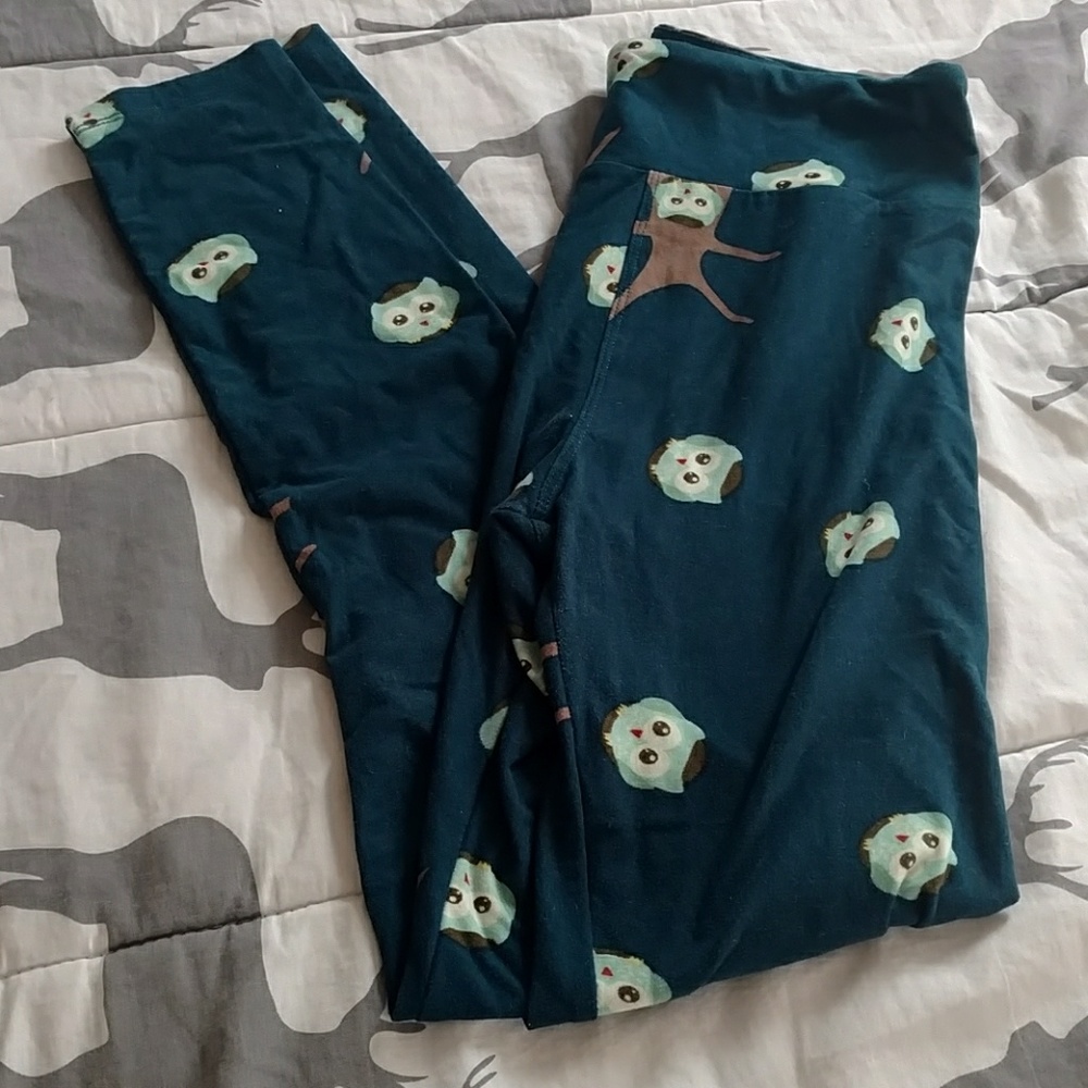 💥 3 for $10 One size owl leggings